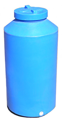 Цилиндрическая пластиковая емкость для воды 500 л