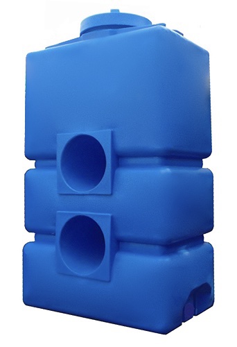 Пластиковая призматическая емкость (бак) для топлива 1000 л